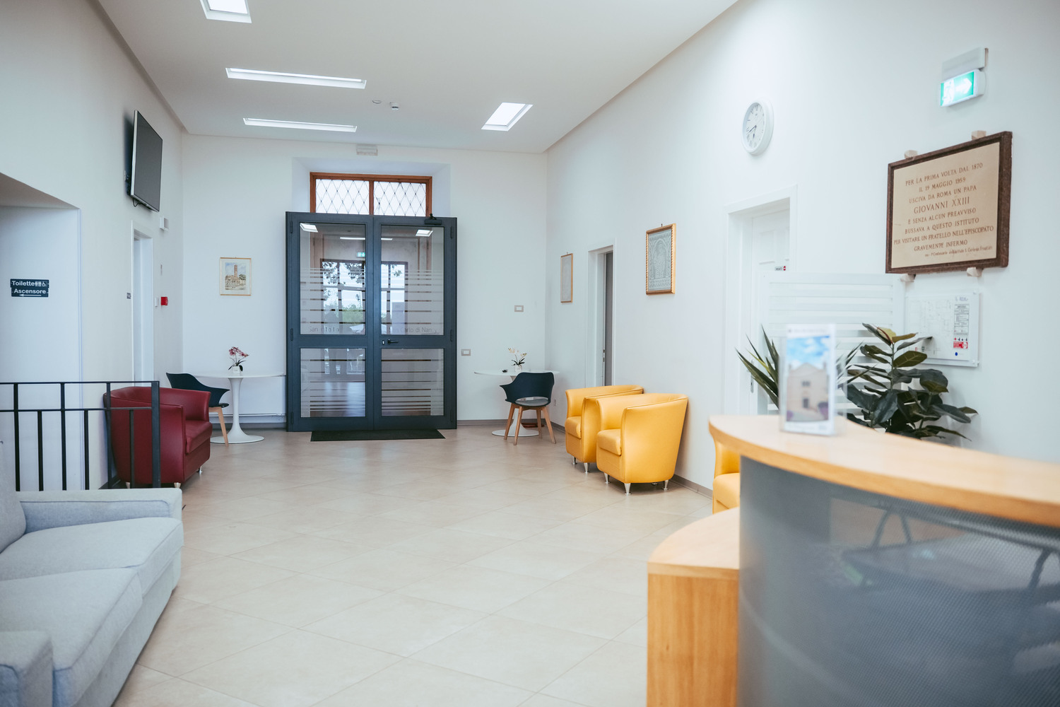 Reception della struttura